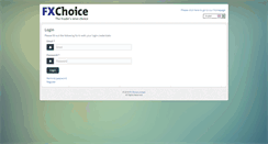 Desktop Screenshot of my.myfxchoice.com