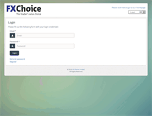 Tablet Screenshot of my.myfxchoice.com